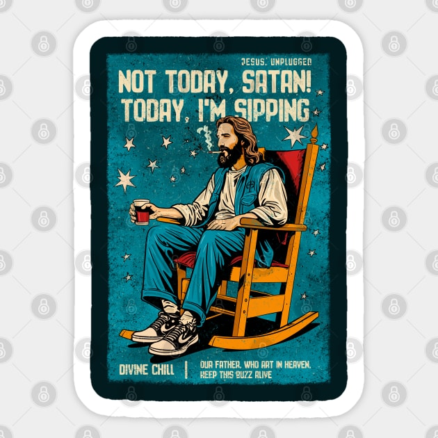 DIVINE CHILL Sticker by artslaves